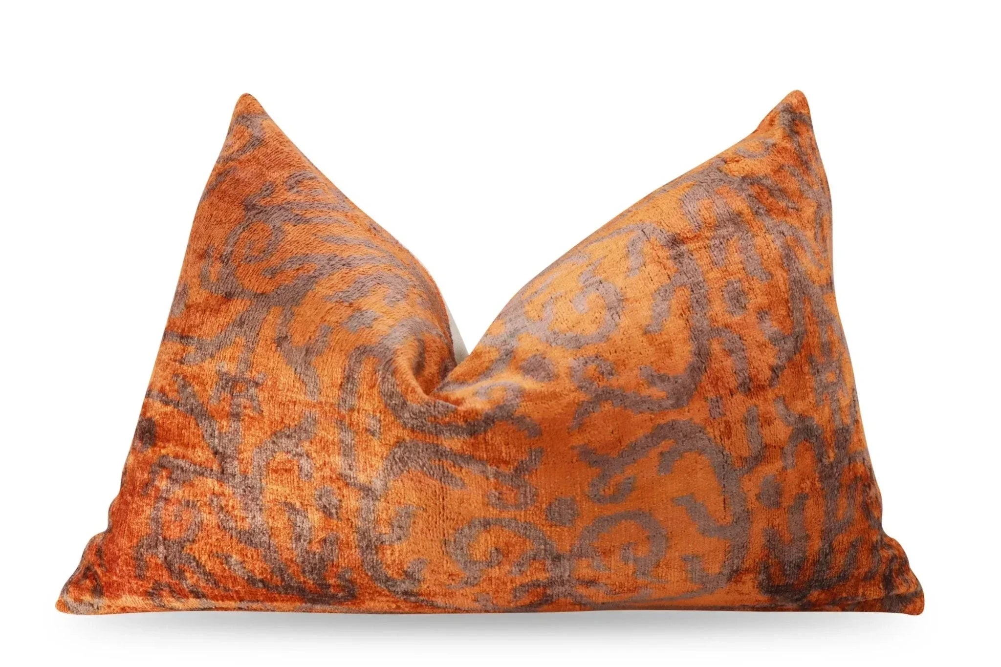 Canvello Decorative Soft Brownish Orange Throw Pillow - 16X24 in Canvello