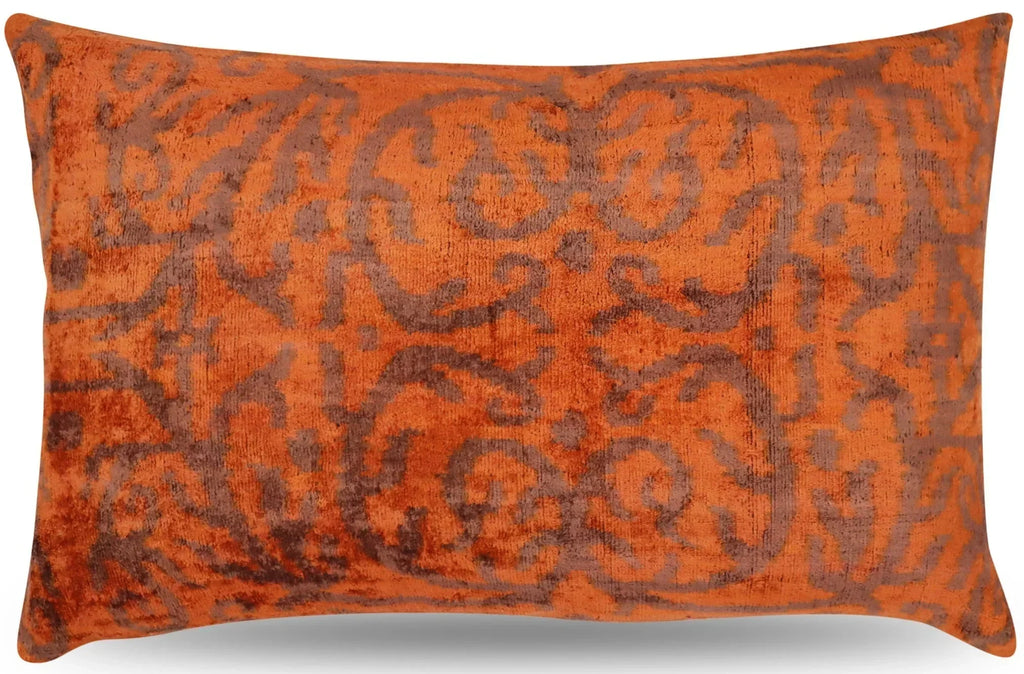Canvello Decorative Soft Brownish Orange Throw Pillow - 16X24 in Canvello