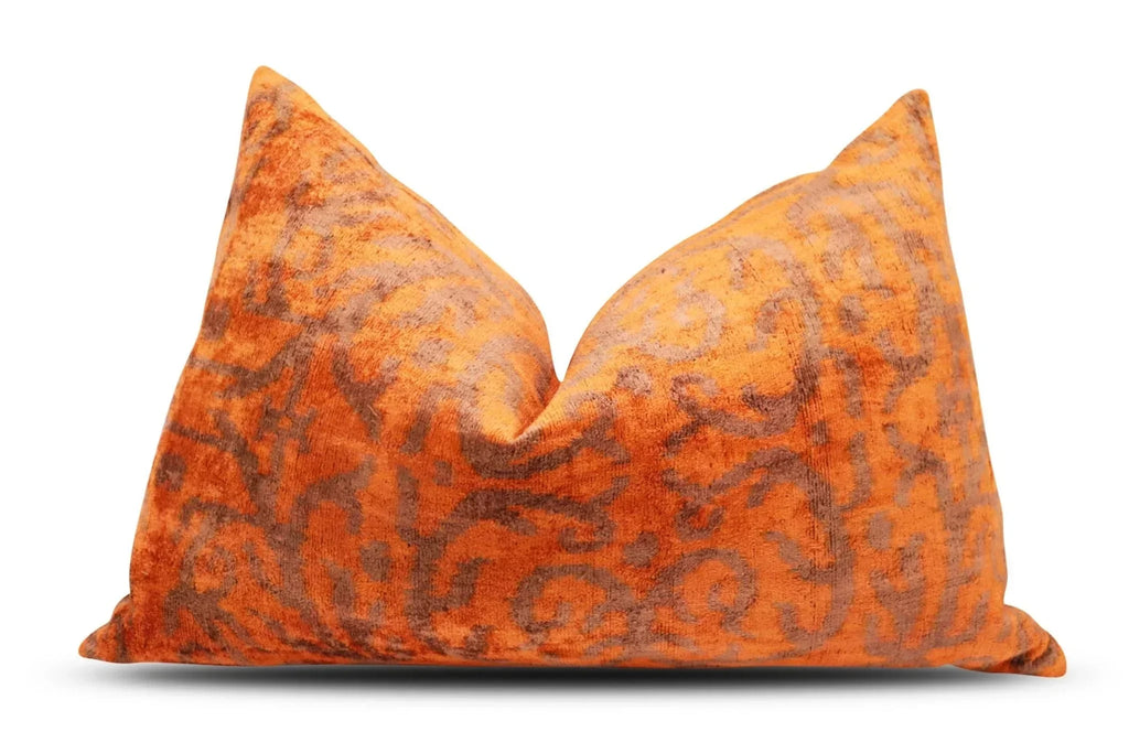 Canvello Decorative Soft Brownish Orange Throw Pillow - 16X24 in Canvello
