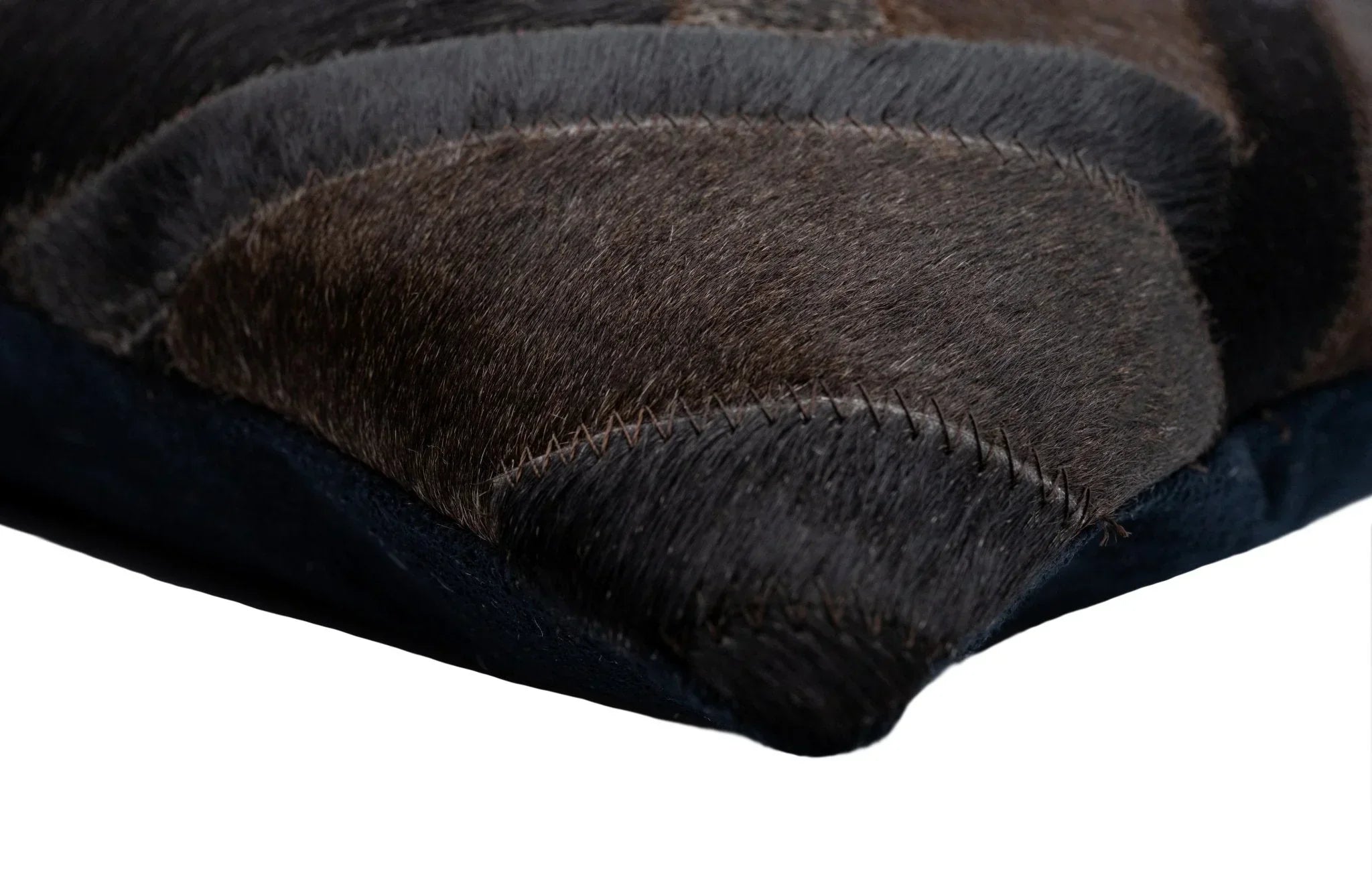Canvello Genuine Cowhide Leather Decorative Throw Pillows - Handmade Patchwork Boho Accent Pillows For Sofa, Couch, Bed, Chair - Western Southwestern Farmhouse Pillow Covers With Feather Down Insert Included) Canvello