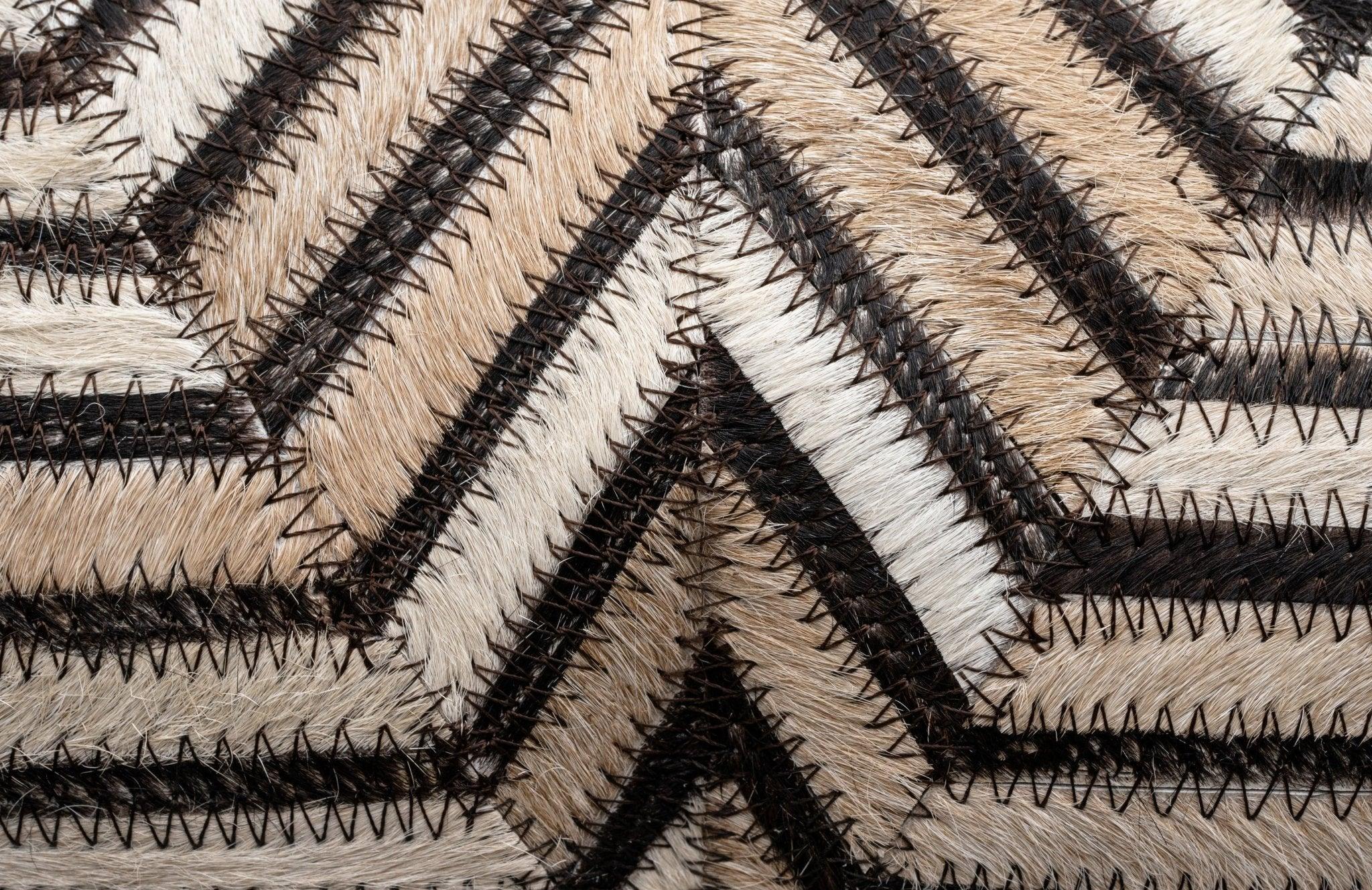 Canvello Genuine Cowhide Leather Decorative Throw Pillows - Handmade Patchwork Boho Accent Pillows For Sofa, Couch, Bed, Chair - Western Southwestern Farmhouse Pillow Covers With Feather Down Insert Included Canvello