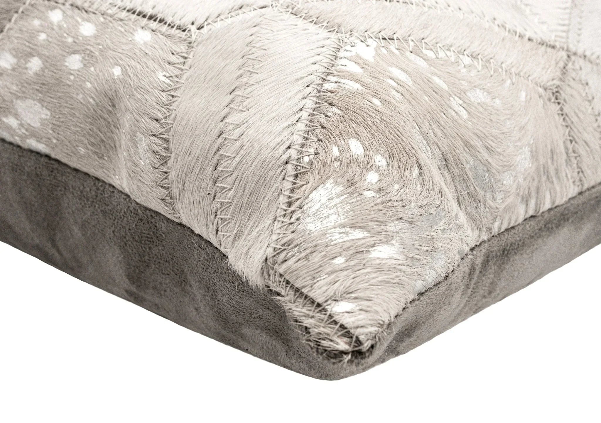 Canvello Genuine Cowhide Leather Decorative Throw Pillows - Handmade Patchwork Boho Accent Pillows for... - House Of Avana