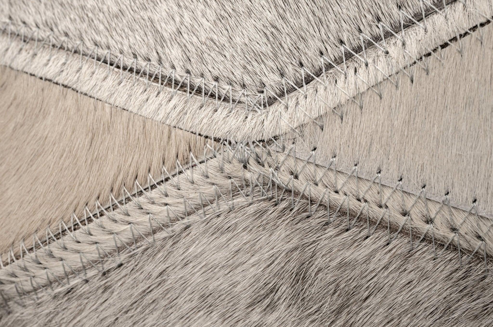 Canvello Genuine Cowhide Leather Decorative Throw Pillows - Handmade Patchwork Boho Accent Pillows For Sofa, Couch, Bed, Chair - Western Southwestern Farmhouse Pillow Covers With Feather Down Insert Included Canvello