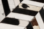 Canvello Genuine Cowhide Leather Decorative Throw Pillows - Handmade Patchwork Boho Accent Pillows For Sofa, Couch, Bed, Chair - Western Southwestern Farmhouse Pillow Covers With Feather Down Insert Included Canvello