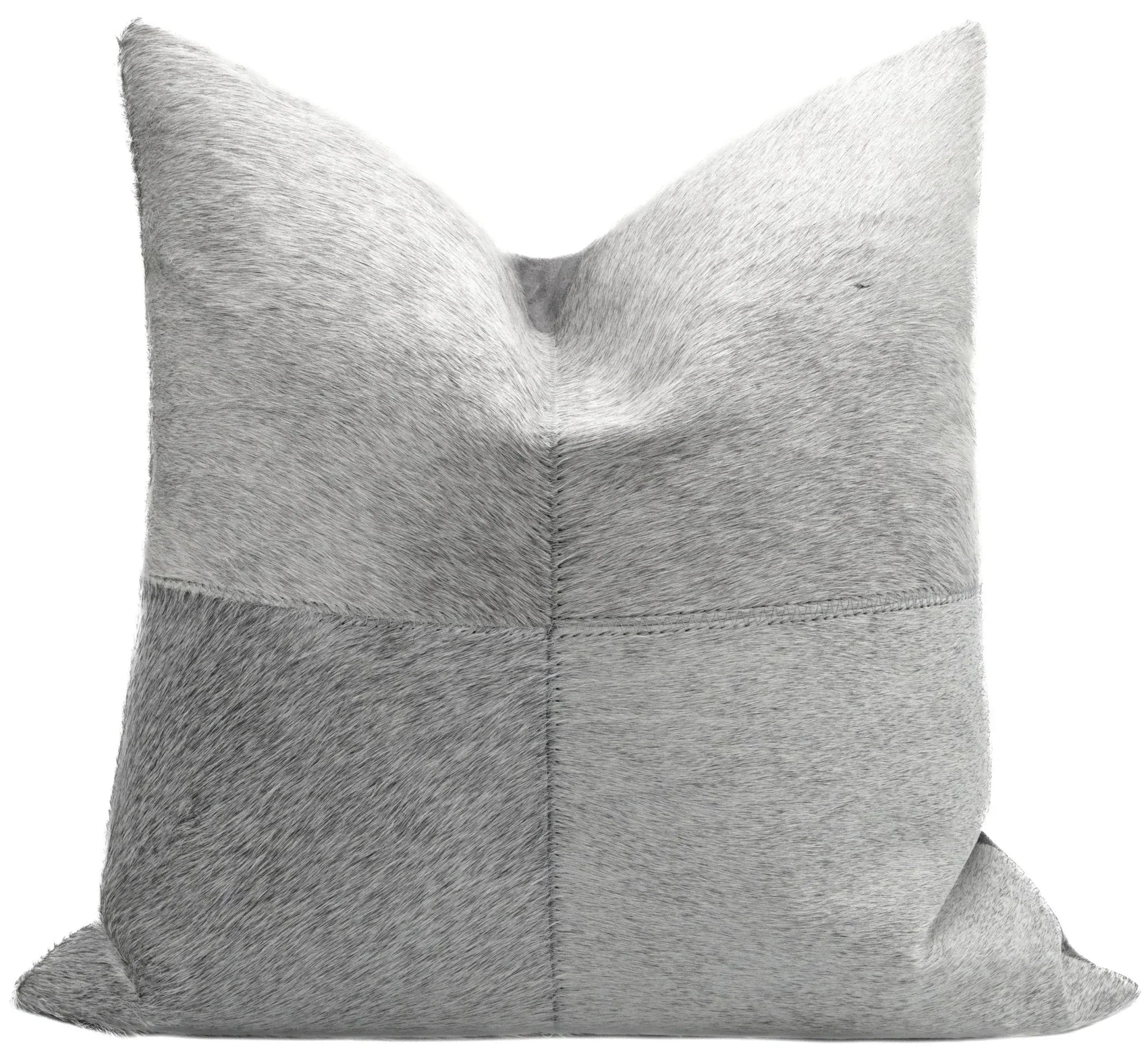 Canvello Genuine Cowhide Leather Decorative Throw Pillows - Handmade Patchwork Boho Accent Pillows For Sofa, Couch, Bed, Chair - Western Southwestern Farmhouse Pillow Covers With Feather Down Insert Included) Canvello