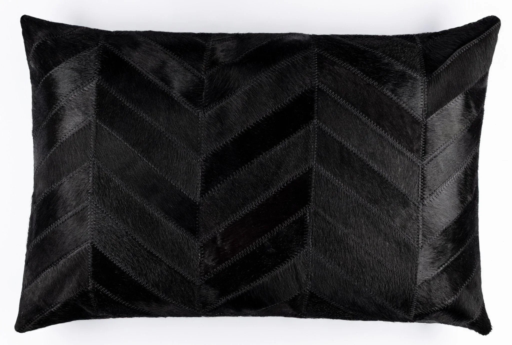 Canvello Genuine Cowhide Leather Decorative Throw Pillows - Handmade Patchwork Boho Accent Pillows For Sofa, Couch, Bed, Chair - Western Southwestern Farmhouse Pillow Covers With Feather Down Insert Included Canvello