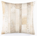 Canvello Genuine Cowhide Leather Decorative Throw Pillows - Handmade Patchwork Boho Accent Pillows For Sofa, Couch, Bed, Chair - Western Southwestern Farmhouse Pillow Covers With Feather Down Insert Included Canvello