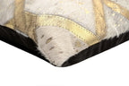 Canvello Genuine Cowhide Leather Decorative Throw Pillows - Handmade Patchwork Boho Accent Pillows For Sofa, Couch, Bed, Chair - Western Southwestern Farmhouse Pillow Covers With Feather Down Insert Included) Canvello
