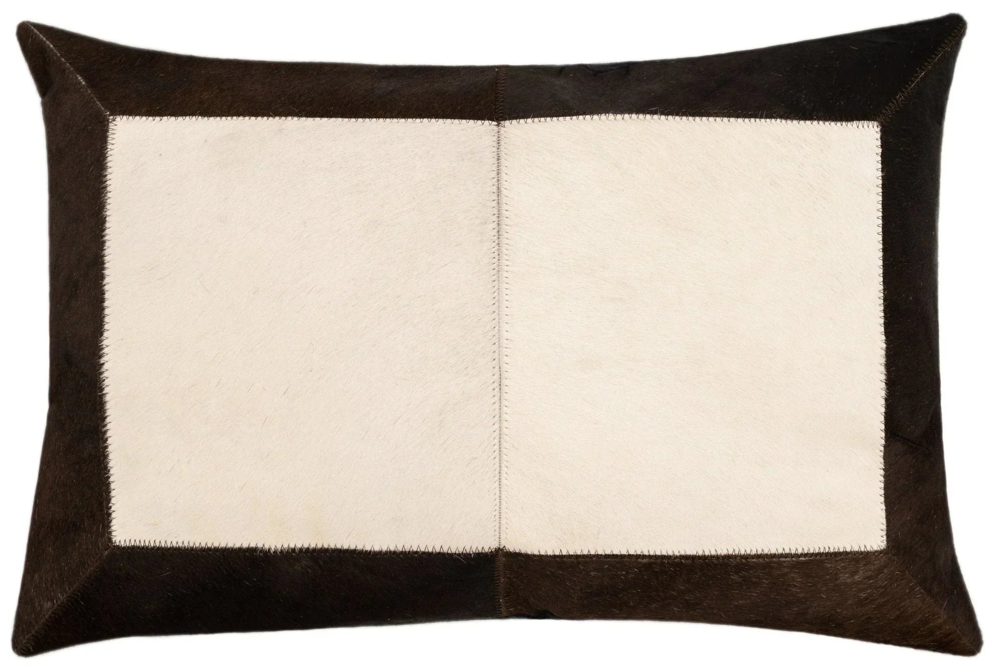 Canvello Genuine Cowhide Leather Decorative Throw Pillows - Handmade Patchwork Boho Accent Pillows For Sofa, Couch, Bed, Chair - Western Southwestern Farmhouse Pillow Covers With Feather Down Insert Included) Canvello