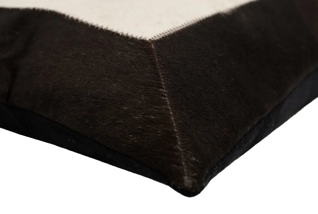 Canvello Genuine Cowhide Leather Decorative Throw Pillows - Handmade Patchwork Boho Accent Pillows For Sofa, Couch, Bed, Chair - Western Southwestern Farmhouse Pillow Covers With Feather Down Insert Included) Canvello