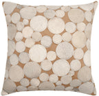 Canvello Genuine Cowhide Leather Decorative Throw Pillows - Handmade Patchwork Boho Accent Pillows For Sofa, Couch, Bed, Chair - Western Southwestern Farmhouse Pillow Covers With Feather Down Insert Included Canvello