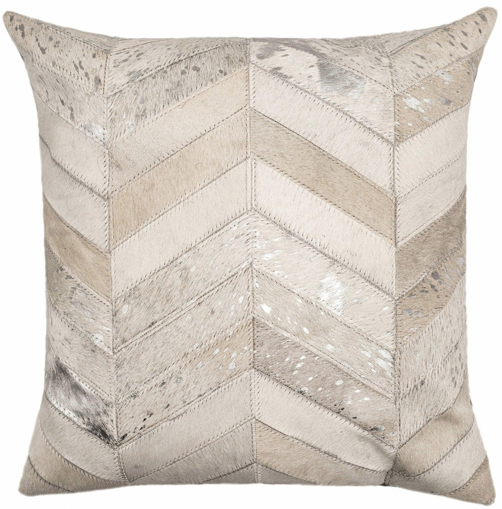 Canvello Genuine Cowhide Leather Decorative Throw Pillows - Handmade Patchwork Boho Accent Pillows For Sofa, Couch, Bed, Chair - Western Southwestern Farmhouse Pillow Covers With Feather Down Insert Included Canvello