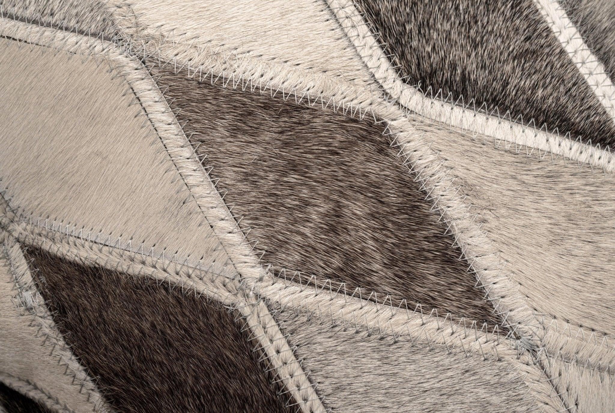 Canvello Genuine Cowhide Leather Decorative Throw Pillows - Handmade Patchwork Boho Accent Pillows For Sofa, Couch, Bed, Chair - Western Southwestern Farmhouse Pillow Covers With Feather Down Insert Included Canvello