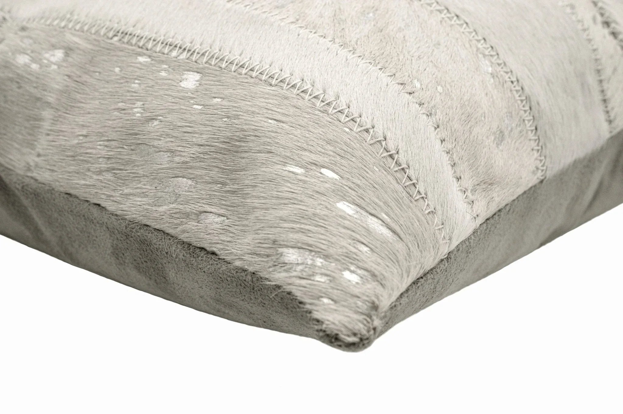 Canvello Genuine Cowhide Leather Decorative Throw Pillows - Handmade Patchwork Boho Accent Pillows for... - House Of Avana