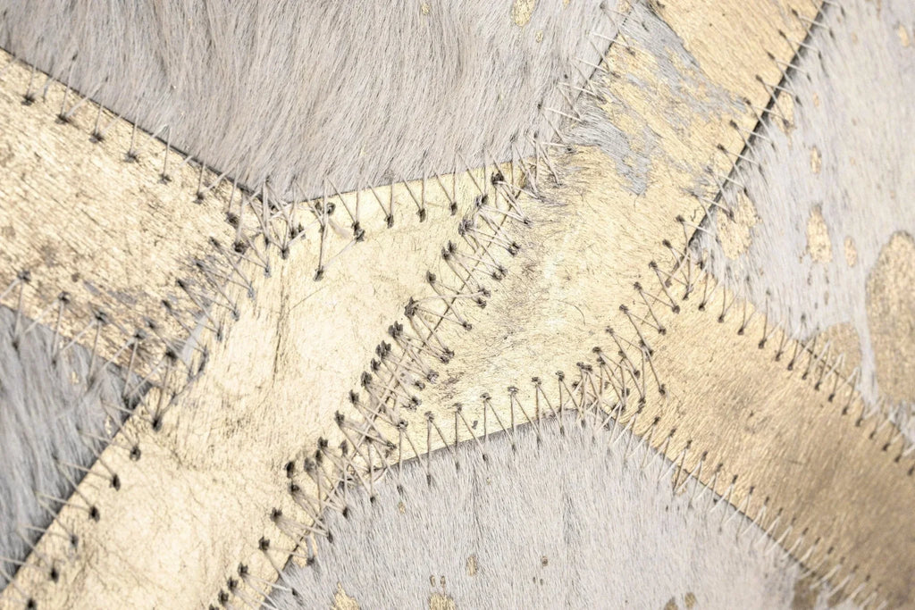 Canvello Genuine Cowhide Leather Decorative Throw Pillows - Handmade Patchwork Boho Accent Pillows For Sofa, Couch, Bed, Chair - Western Southwestern Farmhouse Pillow Covers With Feather Down Insert Included) Canvello