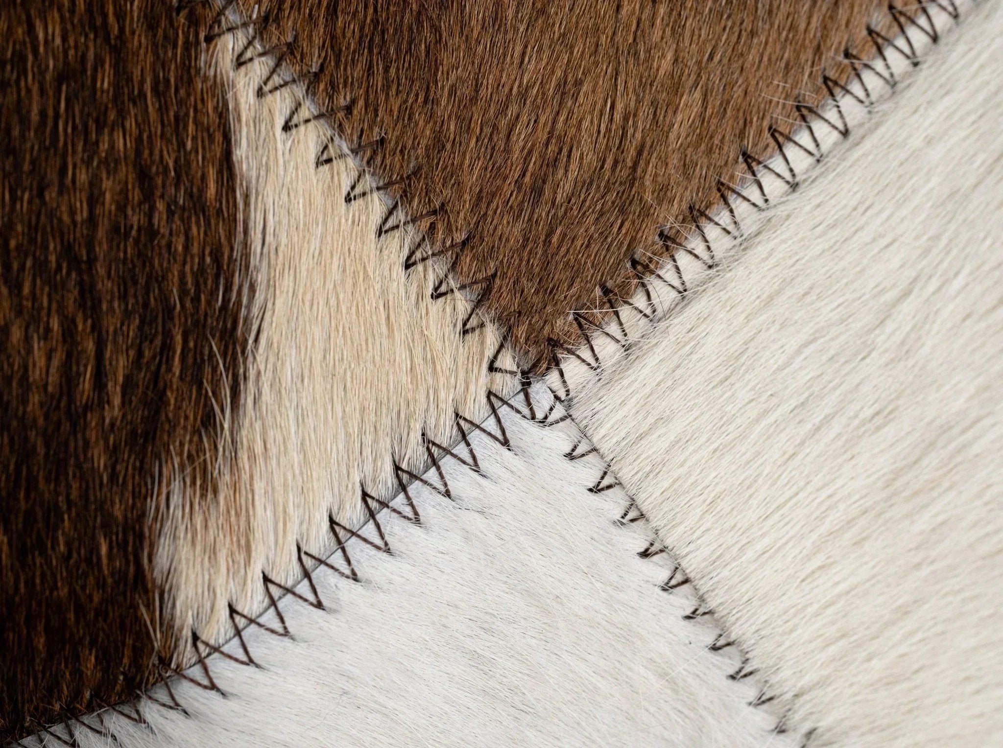 Canvello Genuine Cowhide Leather Decorative Throw Pillows - Handmade Patchwork Boho Accent Pillows For Sofa, Couch, Bed, Chair - Western Southwestern Farmhouse Pillow Covers With Feather Down Insert Included Canvello