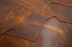 Canvello Genuine Cowhide Leather Decorative Throw Pillows - Handmade Patchwork Boho Accent Pillows For Sofa, Couch, Bed, Chair - Western Southwestern Farmhouse Pillow Covers With Feather Down Insert Included) Canvello