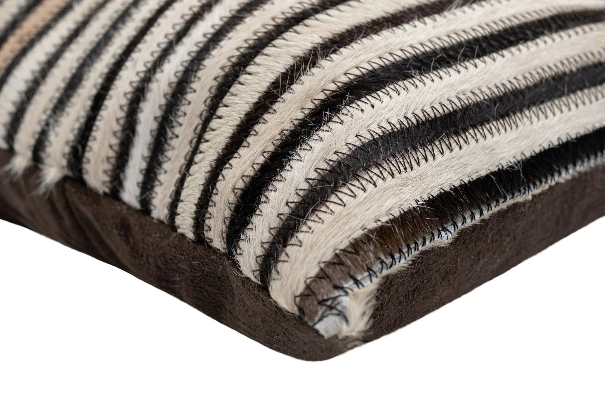 Canvello Genuine Cowhide Leather Decorative Throw Pillows - Handmade Patchwork Boho Accent Pillows For Sofa, Couch, Bed, Chair - Western Southwestern Farmhouse Pillow Covers With Feather Down Insert Included Canvello