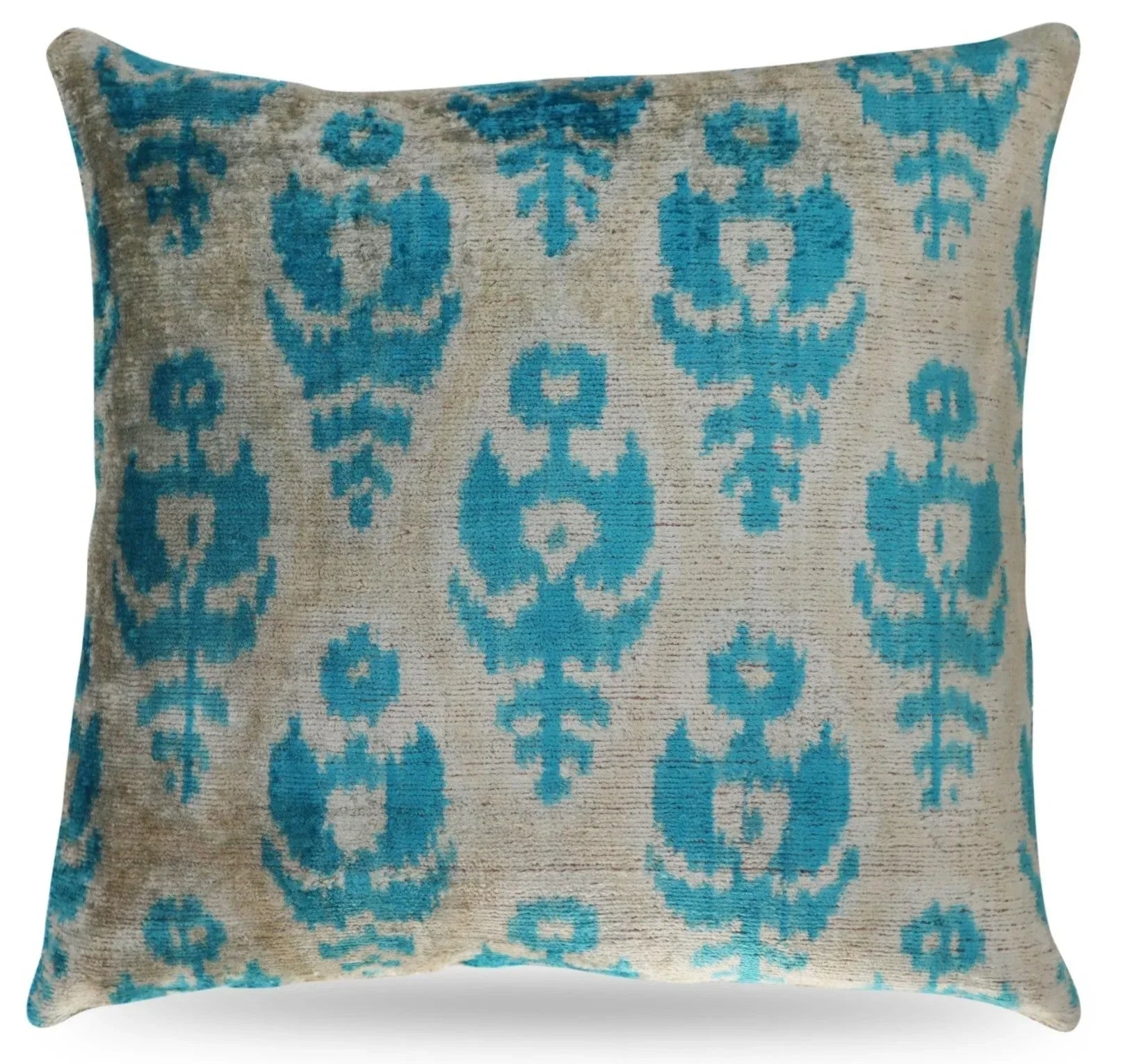 Canvello Geometric Blue Pillows With Luxury Decorative Cover - 16x16 in Canvello