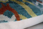 Canvello Green Gold Handmade 16x24 Silk Velvet Pillow, Organic Veg Dyed, Down/Feather Filled Canvello