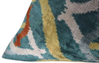 Canvello Green Gold Handmade 16x24 Silk Velvet Pillow, Organic Veg Dyed, Down/Feather Filled Canvello