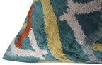 Canvello Green Gold Handmade 16x24 Silk Velvet Pillow, Organic Veg Dyed, Down/Feather Filled Canvello
