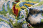 Canvello Green Handmade 16x24 Silk Velvet Pillow, Organic Veg Dyed, Down/Feather Filled Canvello