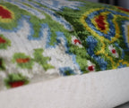Canvello Green Handmade 16x24 Silk Velvet Pillow, Organic Veg Dyed, Down/Feather Filled Canvello