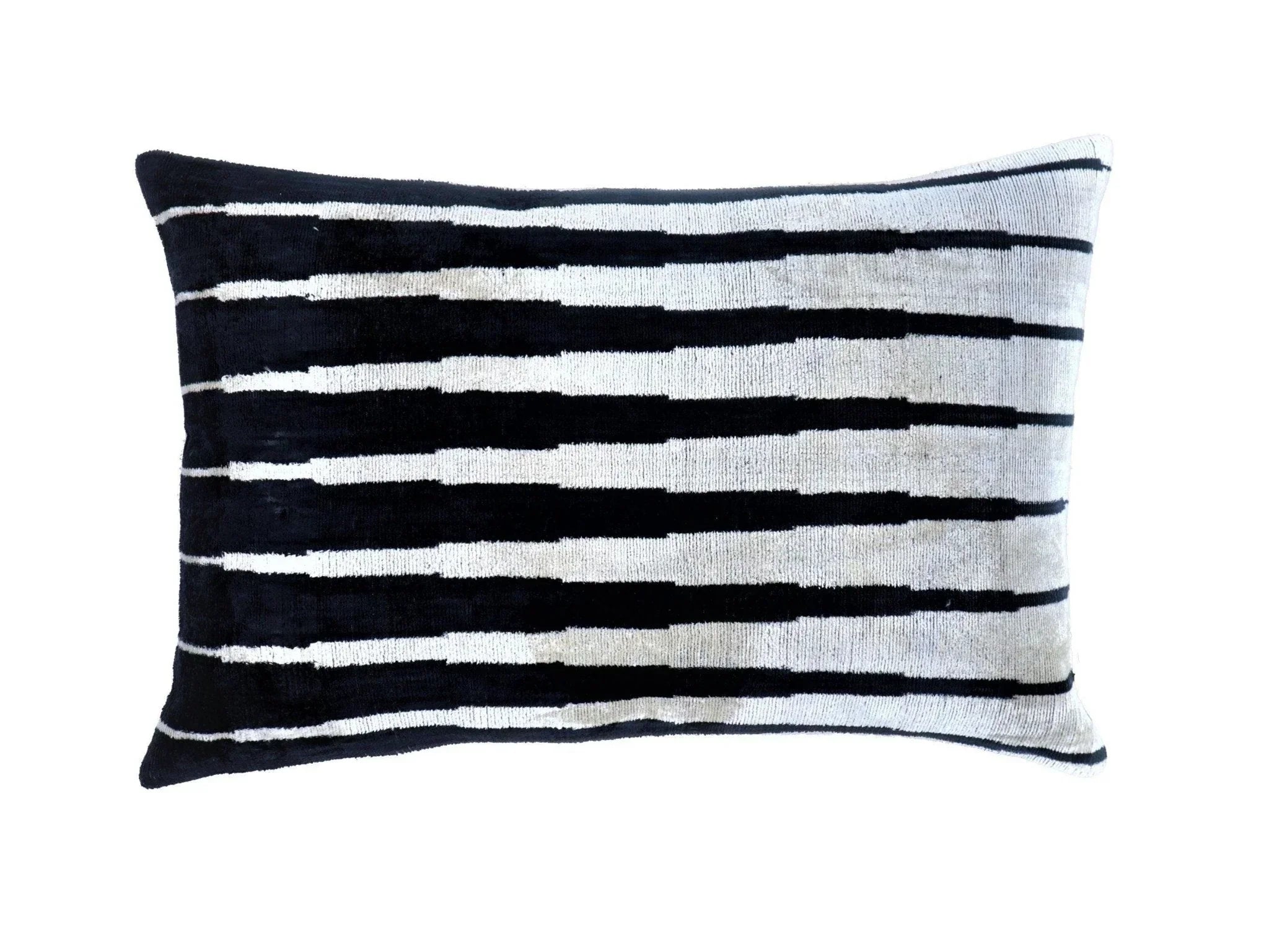 Canvello Handmade Black White Decorative Pillow and Insert | 16x24 in Canvello
