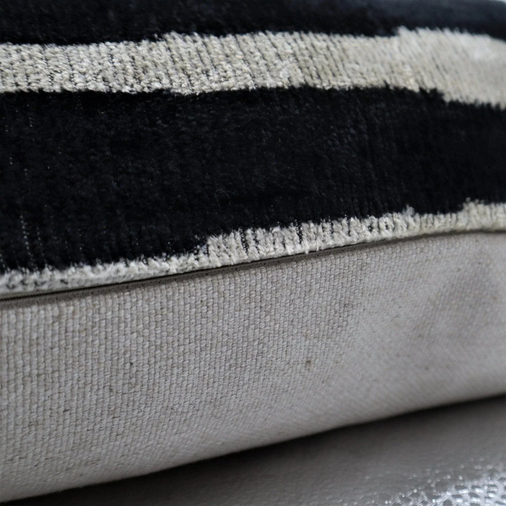 Canvello Handmade Black White Decorative Pillow and Insert | 16x24 in Canvello