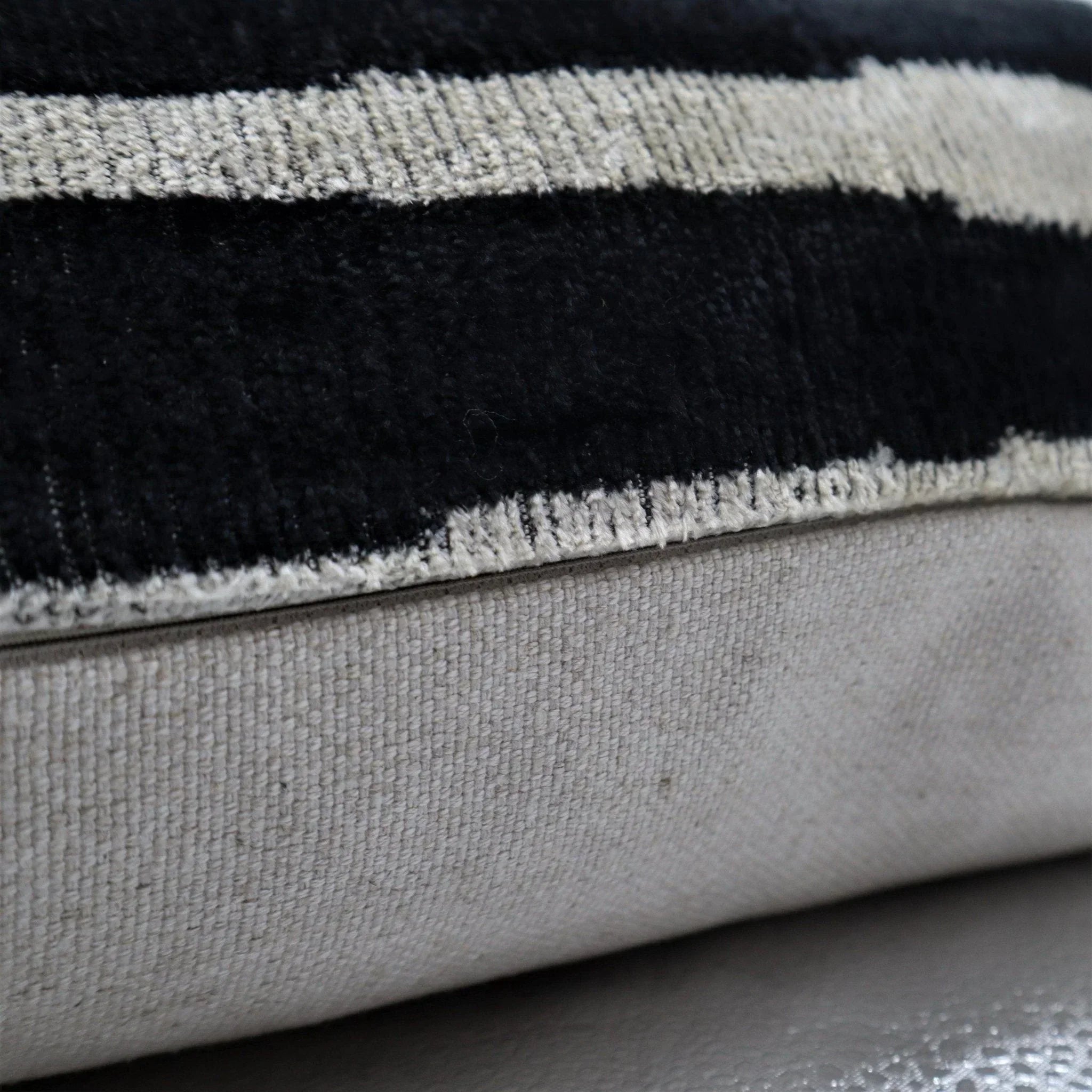 Canvello Handmade Black White Decorative Pillow and Insert | 16x24 in Canvello