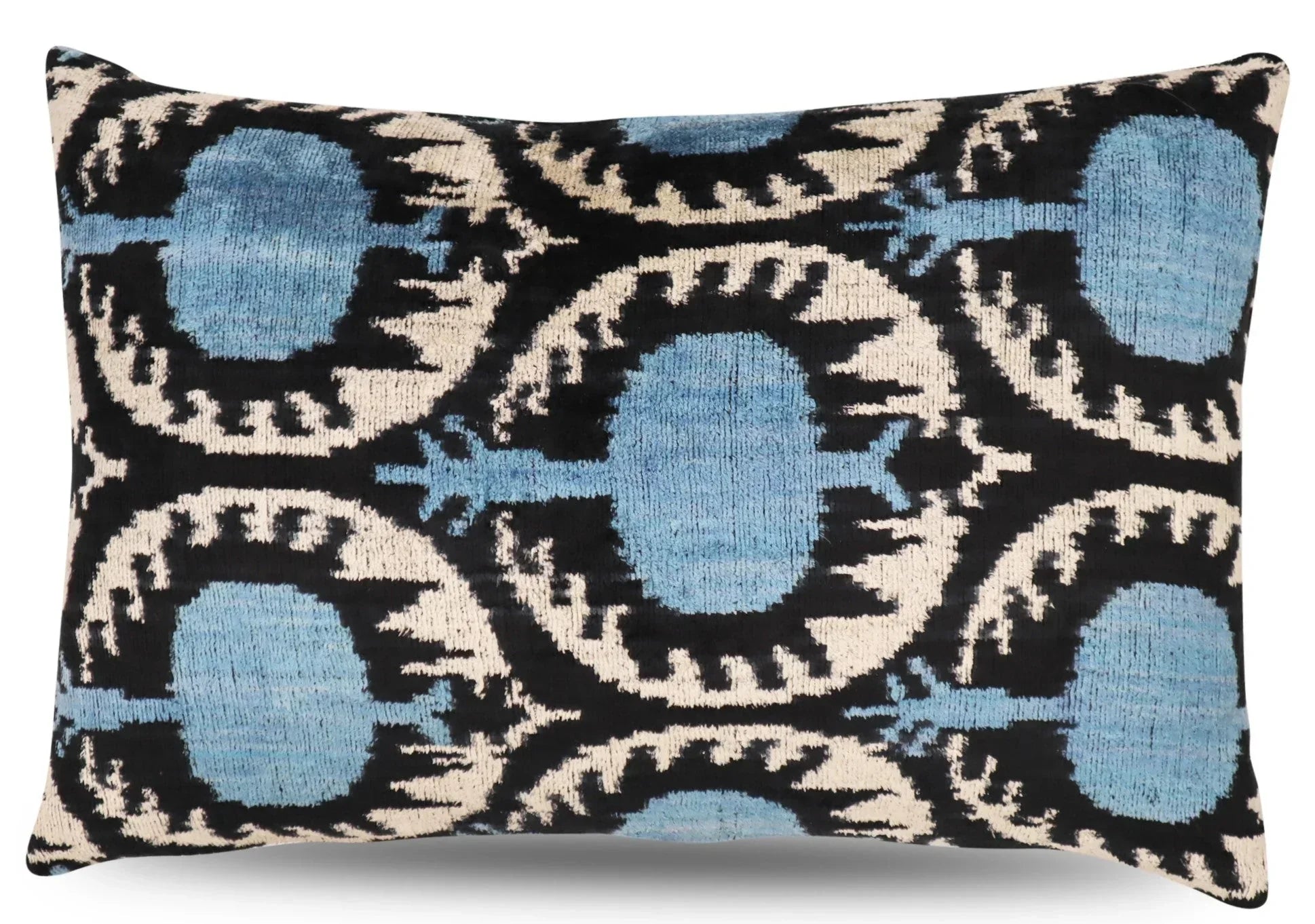 Canvello Handmade Blue Pomegranate Throw Pillows - 16x24 in Canvello