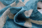 Canvello Handmade Blue Velvet Lumbar Pillow For Sofa - 16x24 in Canvello