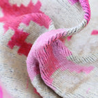 Canvello Handmade Blush Pink Decorative Pillow with Down Insert -  20"X20" Canvello