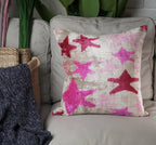 Canvello Handmade Blush Pink Decorative Pillow with Down Insert -  20"X20" Canvello