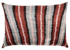Canvello Handmade Brown Blue Modern Pillows Down Filled - 16"X24" Canvello