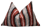 Canvello Handmade Brown Blue Modern Pillows Down Filled - 16"X24" Canvello