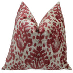 Canvello Handmade Brown Floral Throw Pillows | 18 x 18 in (45 x 45 cm) Canvello
