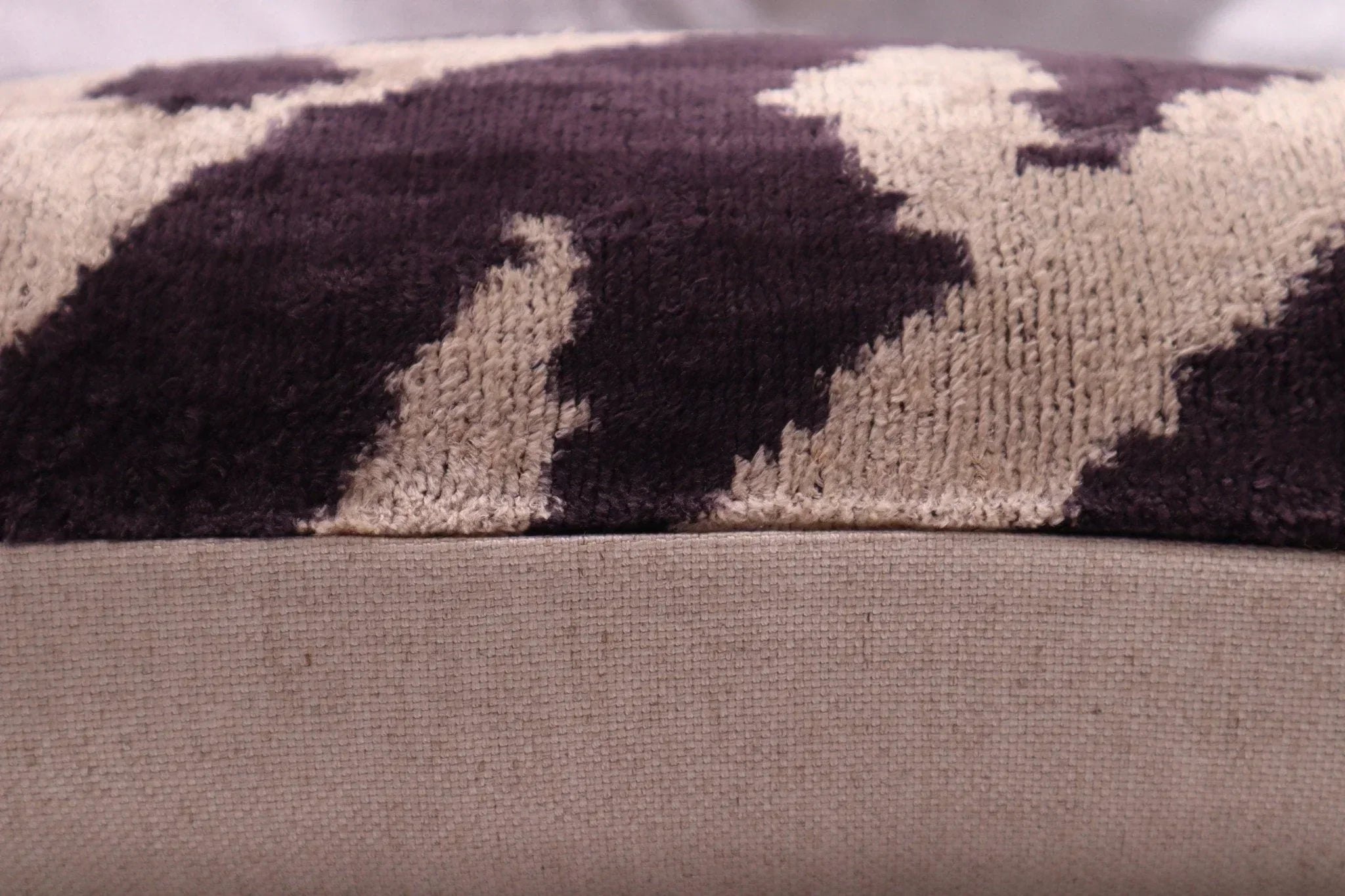 Canvello Handmade Decorative Black White Down Feather Pillow - 16"X24" Canvello