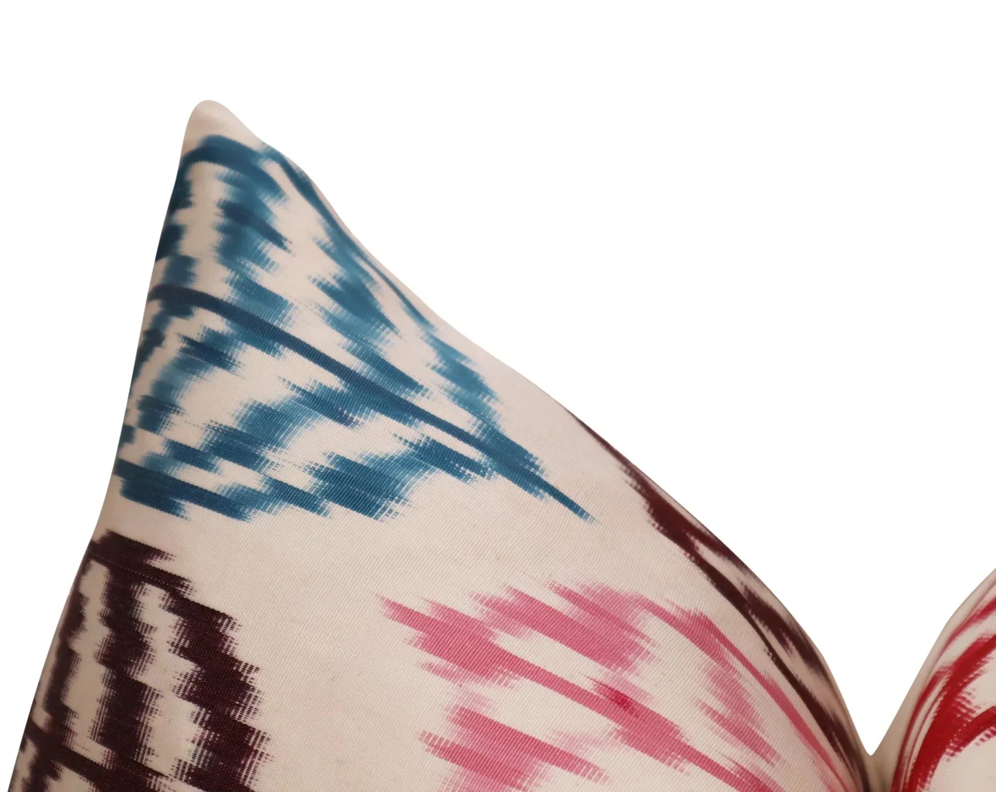 Canvello Handmade Decorative Silk Pillow with Down Insert - 16" X 24", close-up view - House Of Avana