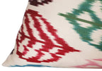 Canvello Handmade Decorative Silk Pillow with Down Insert - 16" X 24", angled view - House Of Avana