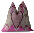 Canvello Handmade Decorative Throw Pillow with Down Filled Cushion Insert Canvello