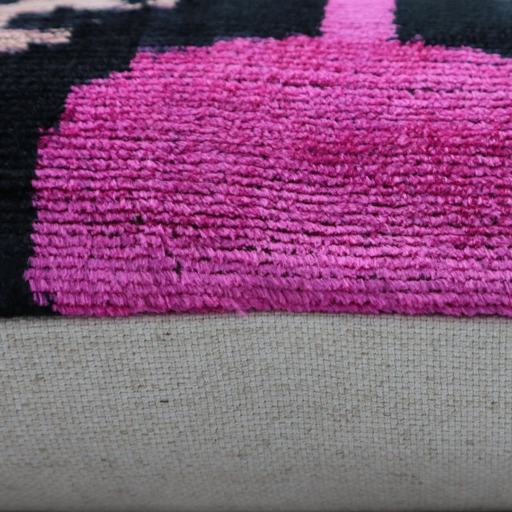 Canvello Handmade Floral Pink Throw Pillows - 16x16 inch Canvello