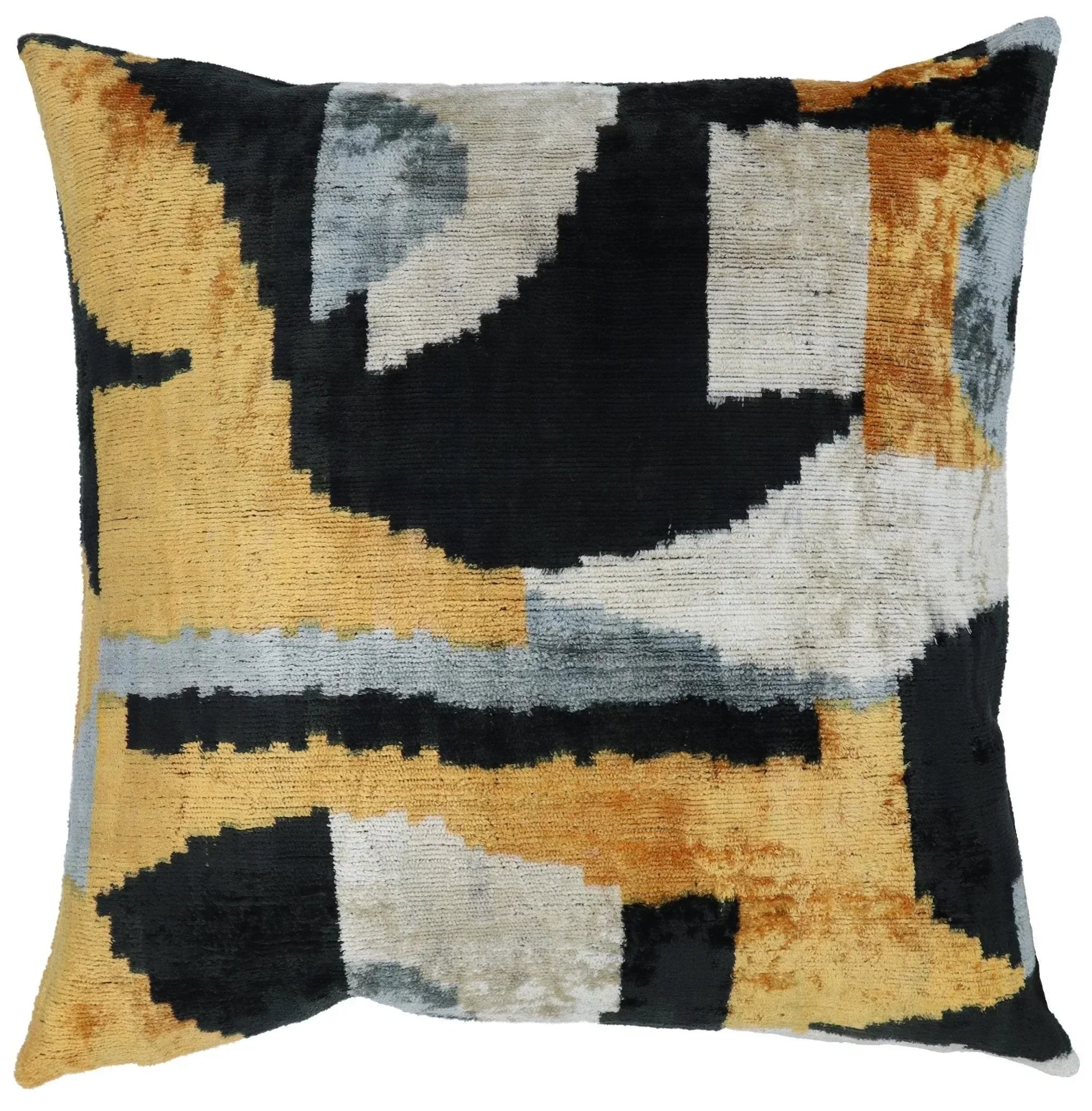 Canvello Handmade Gold Velvet Throw Pillow - 20x20 Canvello