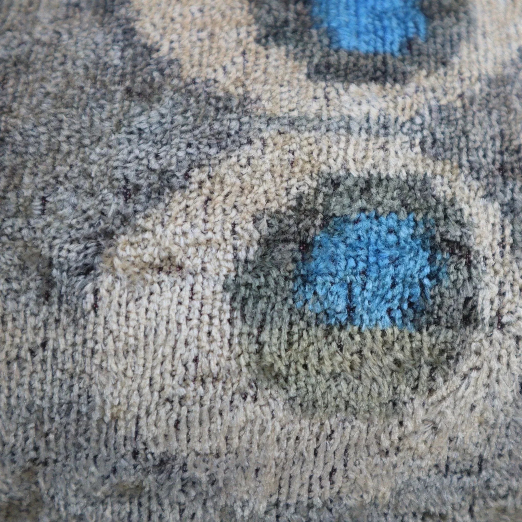 Canvello Handmade Gray Blue Velvet Throw Pillows - 16X24 in Canvello
