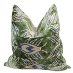 Canvello Handmade Green Velvet Throw Pillows - 20x20 Canvello