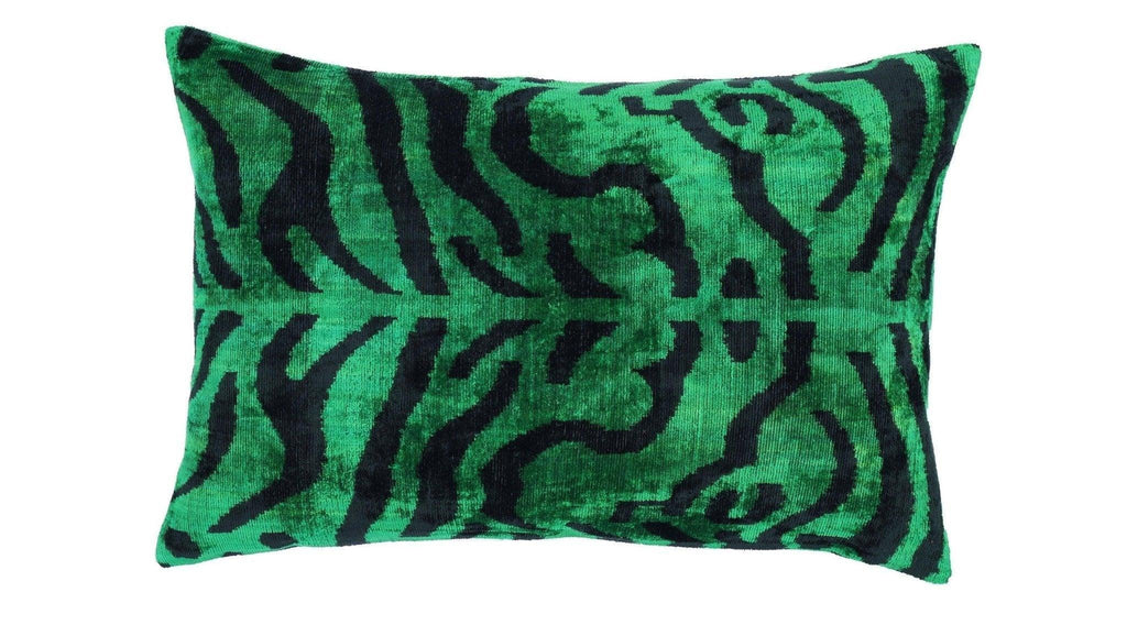 Canvello Handmade Luxury Dark Green Pillow for Couch | 16 x 24 in (40 x 60 cm) Canvello