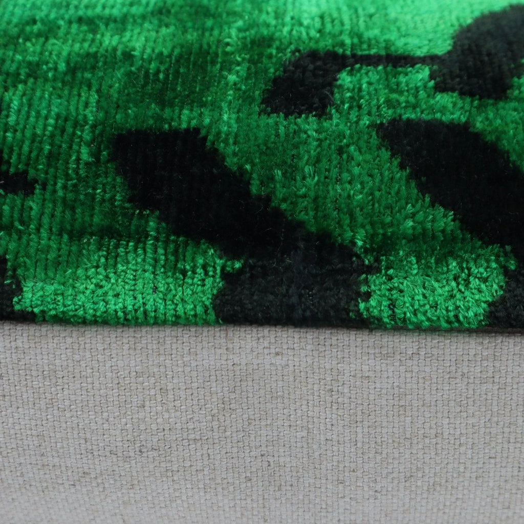 Canvello Handmade Luxury Dark Green Pillow for Couch | 16 x 24 in (40 x 60 cm) Canvello