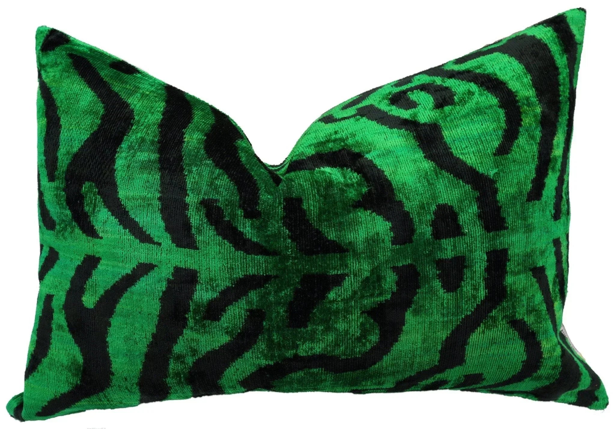 Canvello Handmade Luxury Dark Green Pillow for Couch | 16 x 24 in (40 x 60 cm) Canvello