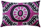 Canvello Handmade Luxury Decorative Pink with Doen Feather Pillow - 16x24in Canvello